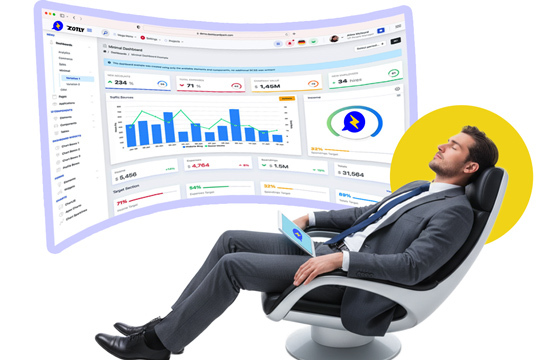 Sleeping Businessman