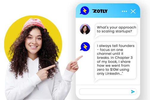 Your Digital Twin. Working 24/7. Let Website Visitors Chat With "You"